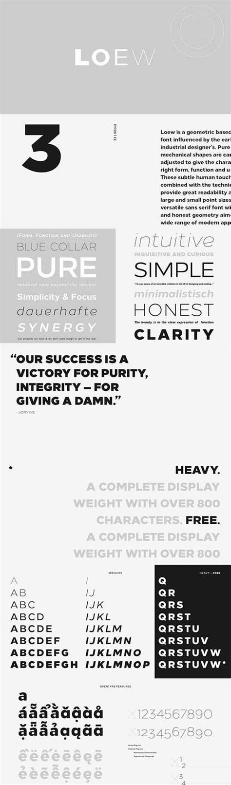 font similar to loew